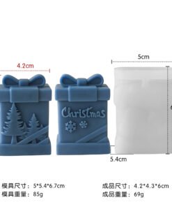 Vedini Christmas Gift Box Candle Silicone Mold JKB-3530 - Type B