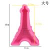 Vedini Three-Dimensional Eiffel Tower Shape Silicone Mold DIY Fondant Chocolate Cake Decoration Baking Mold Resin Mold JKB-3576 - Image 3