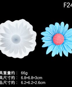 Alternative view of Vedini Thick Daisy Flower Silicon Mold JKB-3539
