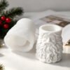 Vedini Concrete/Gypsum Santa Claus Cup Silicone Mold Christmas Scented Candle Plaster Decoration Silicone Mold JKB-3569 - Image 4