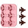 Vedini 6 Cavity Airplane-Shaped Silicone Mold Baking Tool, Soft Candy Chocolate Mold, Dessert Resin Cake Mold JKB-3552 - Image 4