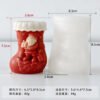 Vedini Christmas Boot Candle Silicone Mold DIY Christmas Santa Claus Silicon Mold-JKB-3571 - Image 2