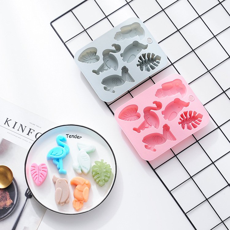 Vedini 6 Cavity Different Bird and Leaf Designs for Baking, Chocolate, Ice, Crystal, and Resin Cake Molds JKB-3538 - Image 5
