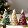 Vedini New Christmas Tree With Snowflakes  Candle Mold DIY Christmas Tree Cake Decoration Ornament Silicone Mold JKB-3525 - Image 3