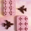 Vedini 6 Cavity Airplane-Shaped Silicone Mold Baking Tool, Soft Candy Chocolate Mold, Dessert Resin Cake Mold JKB-3552 - Image 3
