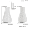 Vedini Leaves Pattern Vase Silicone Mold JKB-3514 - Image 2