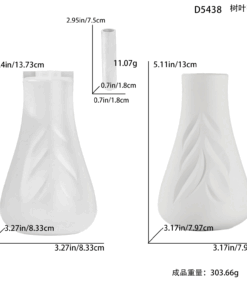 Alternative view of Vedini Leaves Pattern Vase Silicone Mold JKB-3514