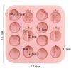 Vedini14 Cavity Of different fruit chocolate molds, mangosteen, durian, pineapple cake decoration molds JKB-3558 - Image 3