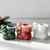 Vedini Santa Claus Christmas Stocking Scented Candle Silicone Mold DIY Christmas plaster pen holder vase ornament mold JKB-3517 - Image 5