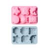 Vedini 6 Cavity Cartoon Shapes of Owls, Dolphins, Shells, Silicone Mold JKB-3546 - Image 2