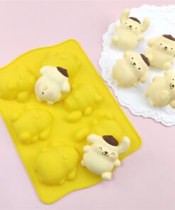 Vedini 6 Cavity Cartoon Dog Silicone Mold JKB-3559