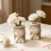 Vedini Heart-Shaped Girl Vase Silicone Mold for DIY plant pot, pen holder, and storage plaster mold JKB-3513 - Image 4