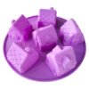 Vedini 6 Cavity Set of Different 3D House-Shaped Silicone Molds for Cakes, Handmade Soap, Resin, and Chocolate JKB-3532 - Image 4