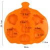 Vedini 7 Cavity Pumpkin Leaf Cartoon Silicone Mold Chocolate ,Soap And DIY Kits Mold JKB-3531 - Image 3