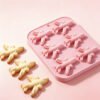 Vedini 6 Cavity Airplane-Shaped Silicone Mold Baking Tool, Soft Candy Chocolate Mold, Dessert Resin Cake Mold JKB-3552