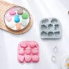 Vedini 8 Cavity Fruit Shape of Grapes, Strawberries, Pears, and Other Fruits Silicon Mold JKB-3549 - Image 4