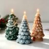 Vedini New Christmas Tree With Snowflakes  Candle Mold DIY Christmas Tree Cake Decoration Ornament Silicone Mold JKB-3525 - Image 5