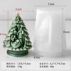 Vedini Christmas Tree with Jesus Silicon Mold JKB-3528 - Image 2