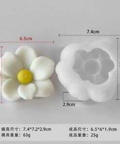 Vedini Beauty Flower Candle Mold JKB-3068 - Type B