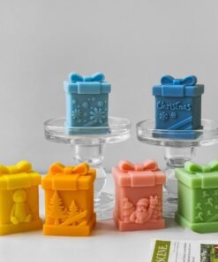 Vedini Christmas Gift Box Candle Silicone Mold JKB-3530
