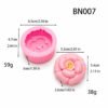 Vedini Camellia Flower-shaped Silicone Mold jkb-3574