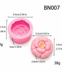 Vedini Camellia Flower-shaped Silicone Mold jkb-3574