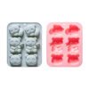 Vedini 6 Cavity Panda-Themed Silicone Mold, Cartoon Animal Mold, JKB-3547 - Image 2