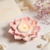 Lotus Candle Holder Aromatherapy Candle Mold Lotus Pond Lotus Decoration Silicone Mold JKB-3507 - Image 3