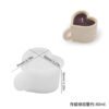 Vedini Gypsum Cement Candle Cup Love Tea Cup Storage Vase Mirror Silicone Mold JKB-3501 - Image 2
