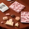 Vedini Arabian Nights Islamic Palace Silicone Mould | 3D Mosque, Moon, Lantern & Decorative Shapes for Chocolate, Soap, Candle & Resin JKB-3496