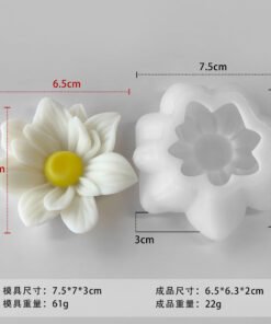 Vedini Beauty Flower Candle Mold JKB-3068 - Type A