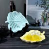 Vedini Leaf Tray Silicone Mold,Concrete Plaster Leaf Dish Mold, Epoxy Resin Trinket Tray Mold, Jewelry Tray Silicon Mold,Resin Plate Mold 53119 - Image 6