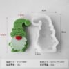 Christmas Elf Aromatherapy Candle Silicone Mold DIY Christmas Dwarf Candle Plaster Ornament Mold JKB-3572 - Image 2