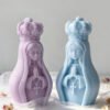 Vedini Praying Girl/Angel With Crown Silicon Mold JKB-3515 - Image 3