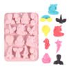 Vedini Unicorn Mermaid Tail Silicone Mold JKB-3495 - Image 3