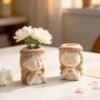 Vedini Heart-Shaped Girl Vase Silicone Mold for DIY plant pot, pen holder, and storage plaster mold JKB-3513 - Image 5