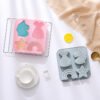 Vedini 4 Cavity Unicorn Mermaid Tail, Five-Pointed Star, Rainbow-Shaped Silicone Mold JKB-3536 - Image 3