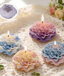 Vedini Marigold/Single Carnation Flower Silicon Mold JKB-3563