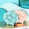 Vedini New Sea Creature Ocean Theme Dolphin Mermaid Shell Silicone Cake Mold JKB-3575 - Image 3