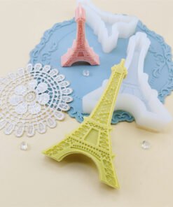 Alternative view of Vedini Three-Dimensional Eiffel Tower Shape Silicone Mold DIY Fondant Chocolate Cake Decoration Baking Mold Resin Mold JKB-3576