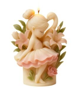 Alternative view of Vedini Girl Swan Lily Silicone Mold JKB-3567