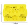 Vedini 6 Cavity Cartoon Dog Silicone Mold JKB-3559 - Image 2
