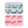 Vedini 6 Cavity Different Cartoon Animal-Shaped Silicone Molds JKB-3544 - Image 2