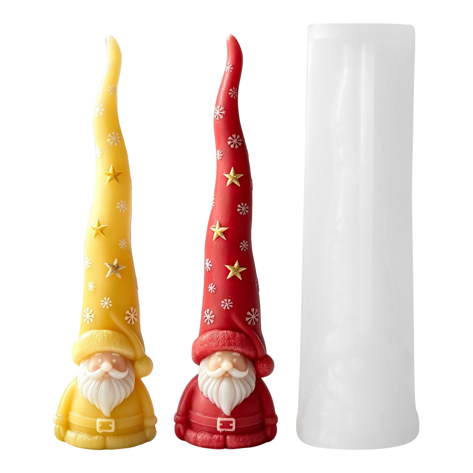 3D Christmas Gnome Candle Silicone Mould | Santa Gnome Decorative Candle Making Mould | 18.5 cm Festive Candle Mould JKB-3522 - Image 6