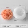 Vedini New peony flower Silicone Mold, Resin, Plaster Flower Mold JKB-3565 - Image 2