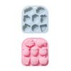 Vedini 8 Cavity Fruit Shape of Grapes, Strawberries, Pears, and Other Fruits Silicon Mold JKB-3549 - Image 2