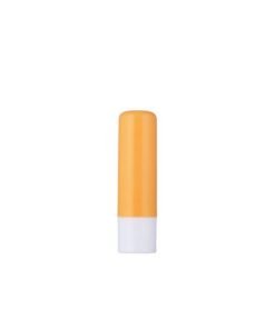 Vedini yellow injection molded 4g empty lip balm tube premium beauty packaging