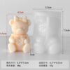 Vedini Bow Teady With Heart Silicon Mold JKB-3516 - Image 4