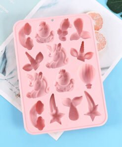 Alternative view of Vedini Unicorn Mermaid Tail Silicone Mold JKB-3495
