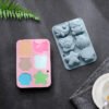 Vedini 6 Cavity Cartoon Shapes of Owls, Dolphins, Shells, Silicone Mold JKB-3546 - Image 3